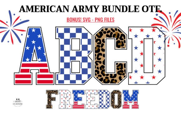 American Bundle Font: Bold & Patriotic