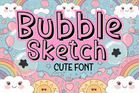 Bubble Sketch Font: Playful Typography for Creative Marketing