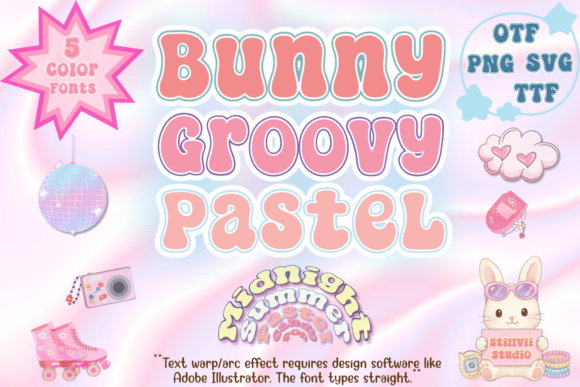 Bunny Groovy Pastel Font