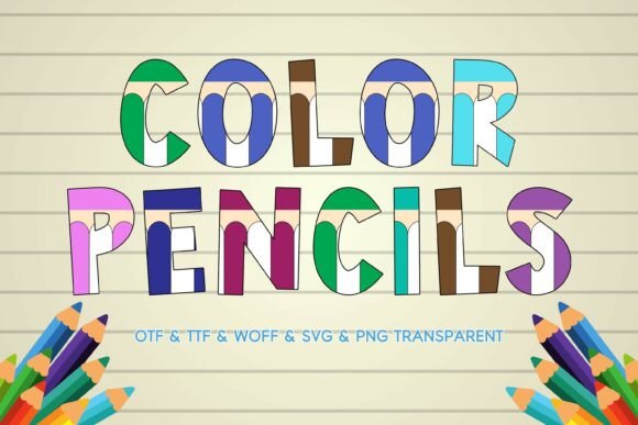 Color Pencils Font Review