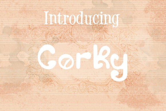 Corky: A Versatile Display Font for Creative Projects