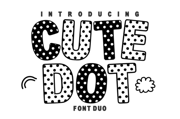 Cute Dot Duo: Playful Font for Creative Projects