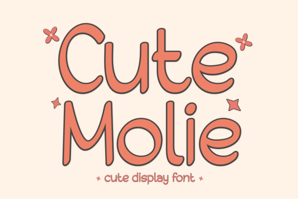 Cute Molie: A Delightful Display Font