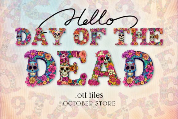 Day of the Dead Font for Creative Makers