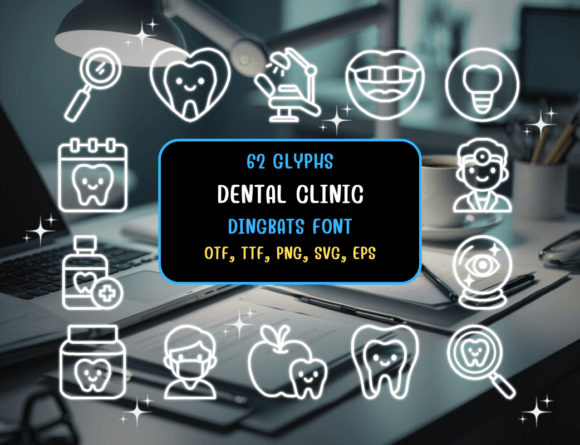 Dental Clinic Font for Creative Design