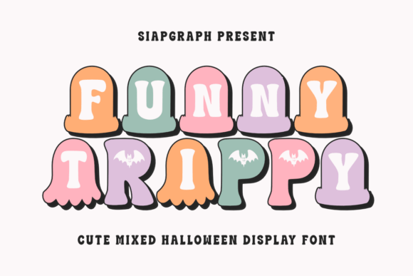 Funny Trippy Font for Creative Design