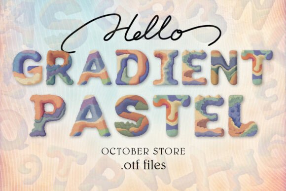 Gradient Pastel Font Review