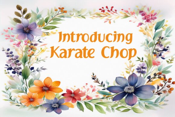 Karate Chop: A Bold Display Font
