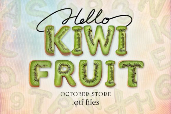 Kiwi Fruit Font Review