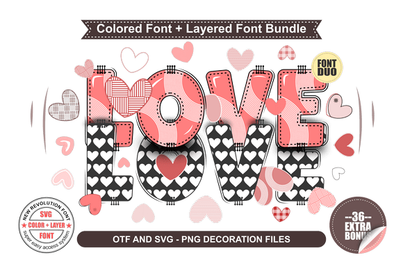 Love Bundle: A Bold Font for Creative Projects