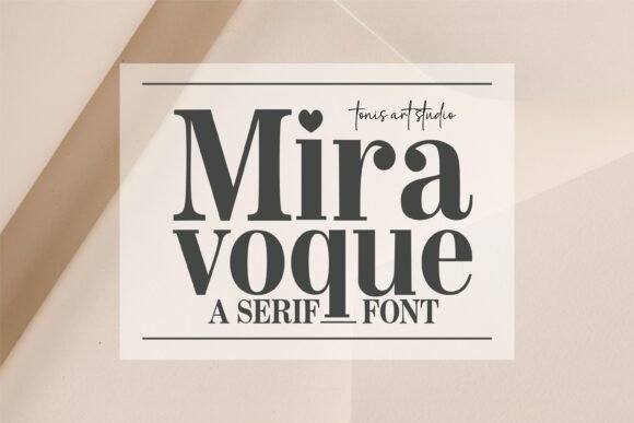 Mira Voque Font: Elegant Typography for Web Design