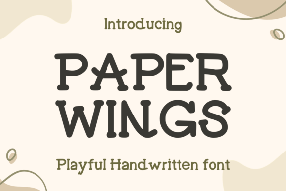 Paper Wings: A Playful Font for Creative Campaigns