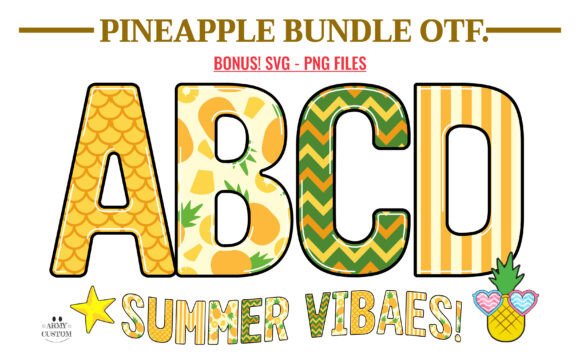 Pineapple Bundle Font for Web Design