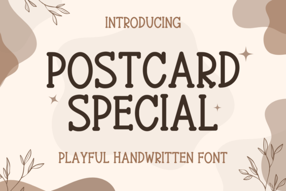 Postcard Special: A Playful Font for Creative Campaigns