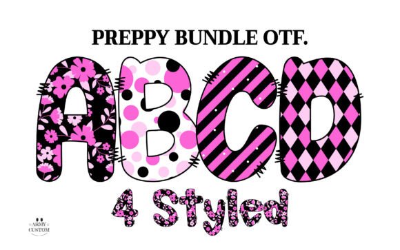 Preppy Coquette Pink Font