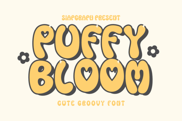 Puffy Bloom: A Whimsical Display Font