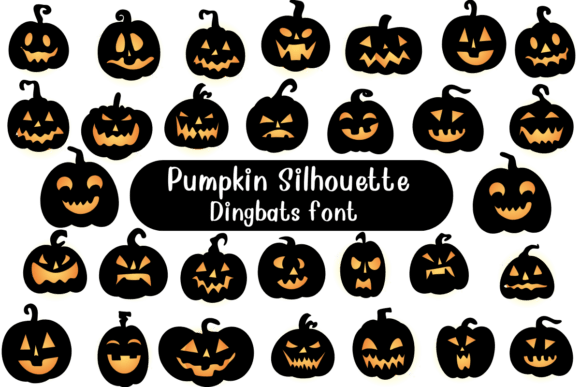 Pumpkin Silhouette Font Review