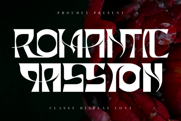 Romantic Passion Font: A Playful Typeface for Creative Projects
