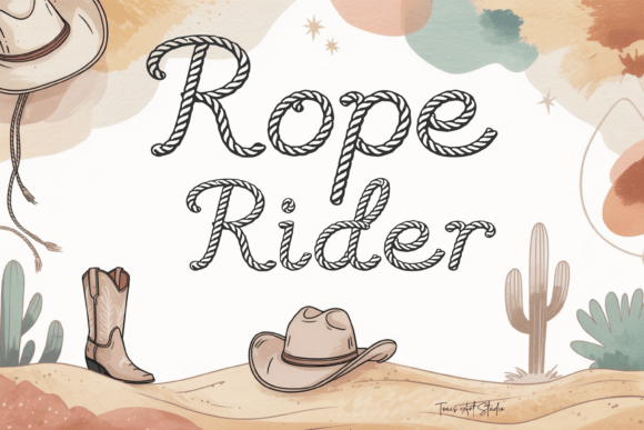 Rope Rider Font for Business Style