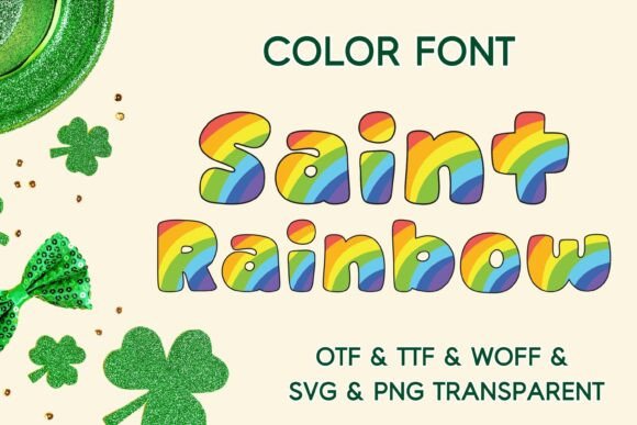 Saint Rainbow Font for Bold Campaigns