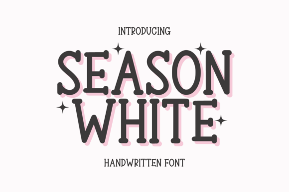 Season White Font for Business