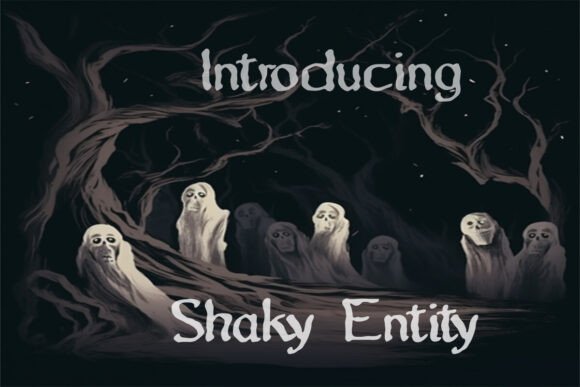 Shaky Entity: A Creative Font for Editorial Design
