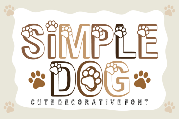 Simple Dog Font: Playful & Professional