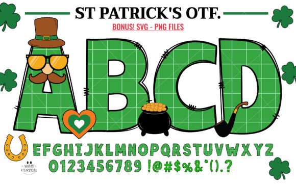 St. Patrick’s Day Table Font