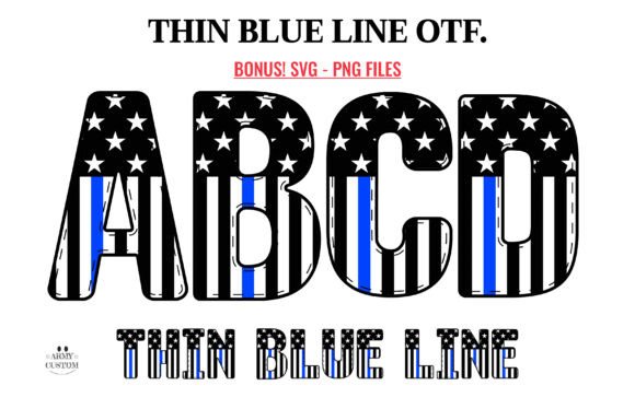 Thin Blue Line Font Review