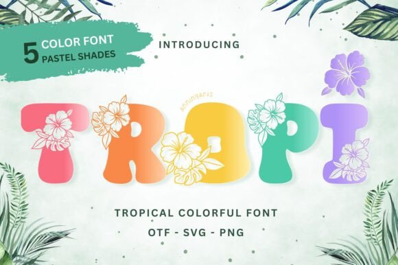 Tropi: A Vibrant Font for Business Branding