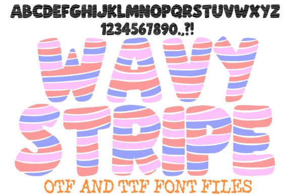 Wavy Stripe: A Bold Font for Impactful Campaigns